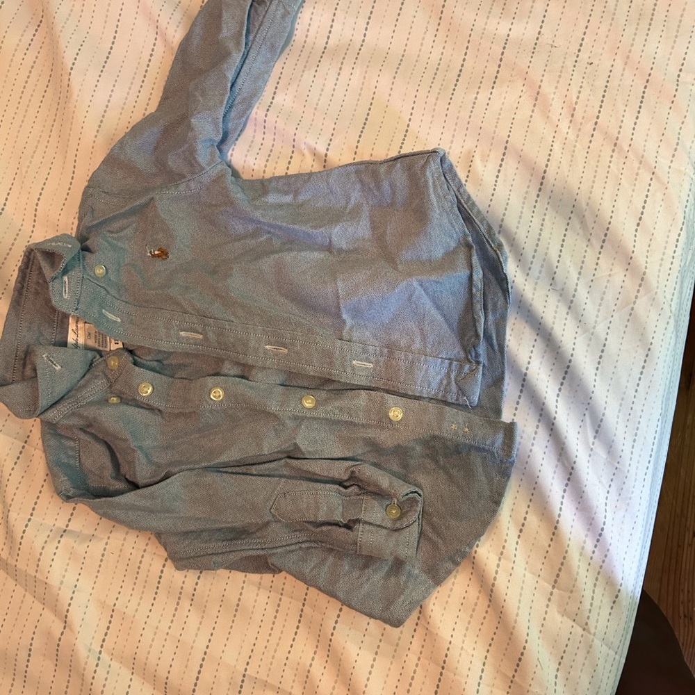 Button Shirt Light Blue 12months
